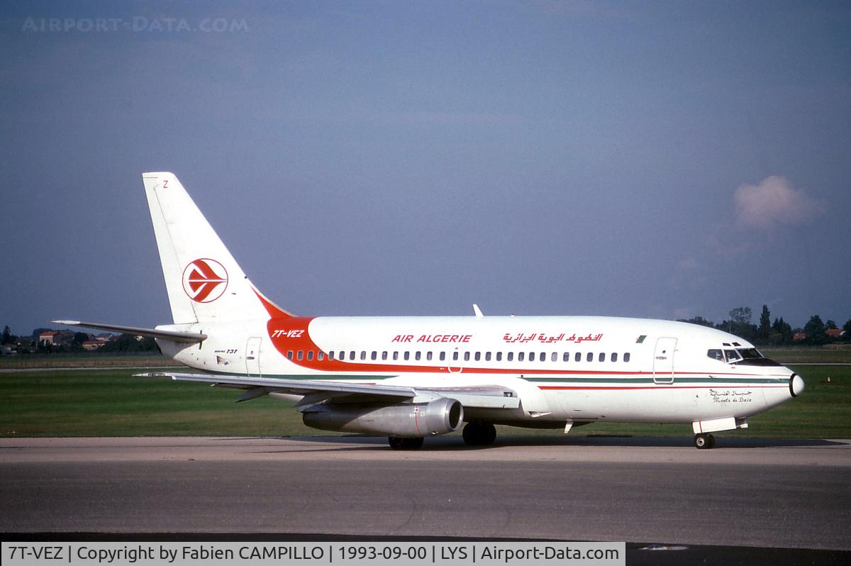 7T-VEZ, 1982 Boeing 737-2T4 C/N 22700, Air Algerie