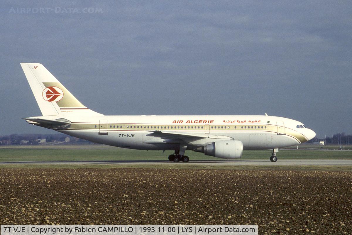 7T-VJE, 1984 Airbus A310-203 C/N 295, Air Algerie
