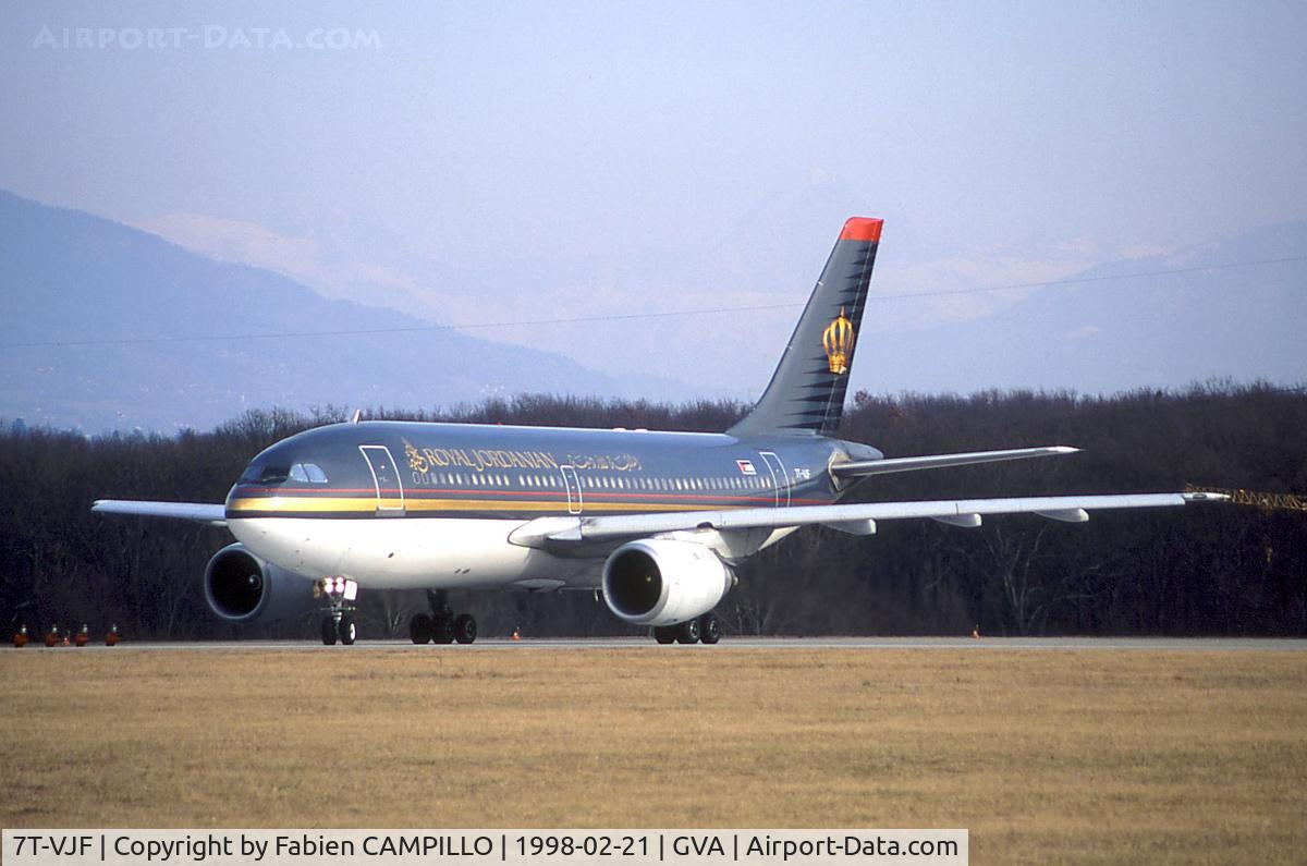 7T-VJF, 1984 Airbus A310-203 C/N 306, Royal Jordanian Airline