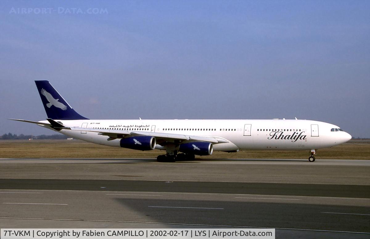 7T-VKM, 1996 Airbus A340-313X C/N 139, Khalifa Airways