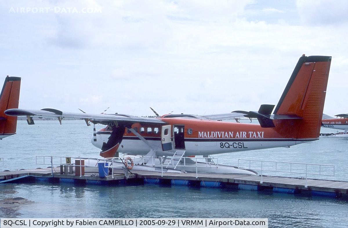 8Q-CSL, 1967 De Havilland Canada DHC-6-100 Twin Otter C/N 64, Maldivian Air Taxi