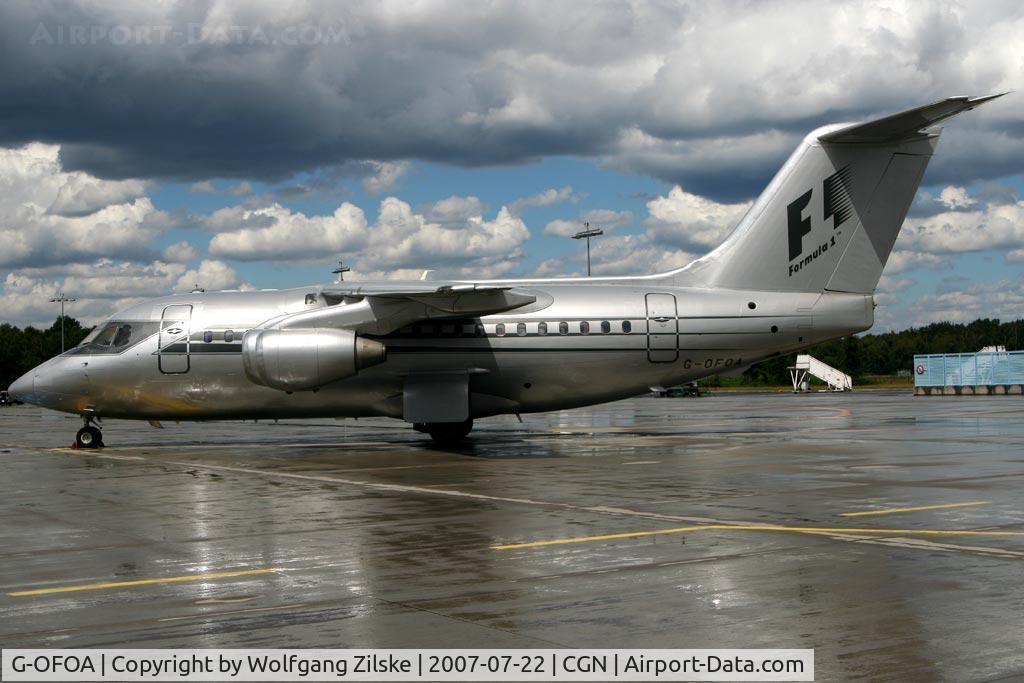 G-OFOA, 1983 British Aerospace BAe.146-100 C/N E1006, visitor