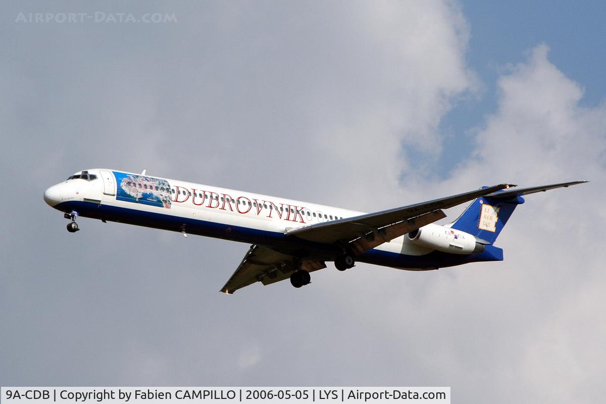9A-CDB, 1991 McDonnell Douglas MD-83 (DC-9-83) C/N 49986, Dubrovnik Airline
