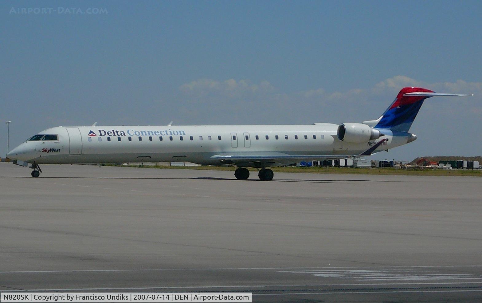 N820SK, 2006 Bombardier CRJ-900ER (CL-600-2D24) C/N 15108, Delta Connection opperated by SkyWest.