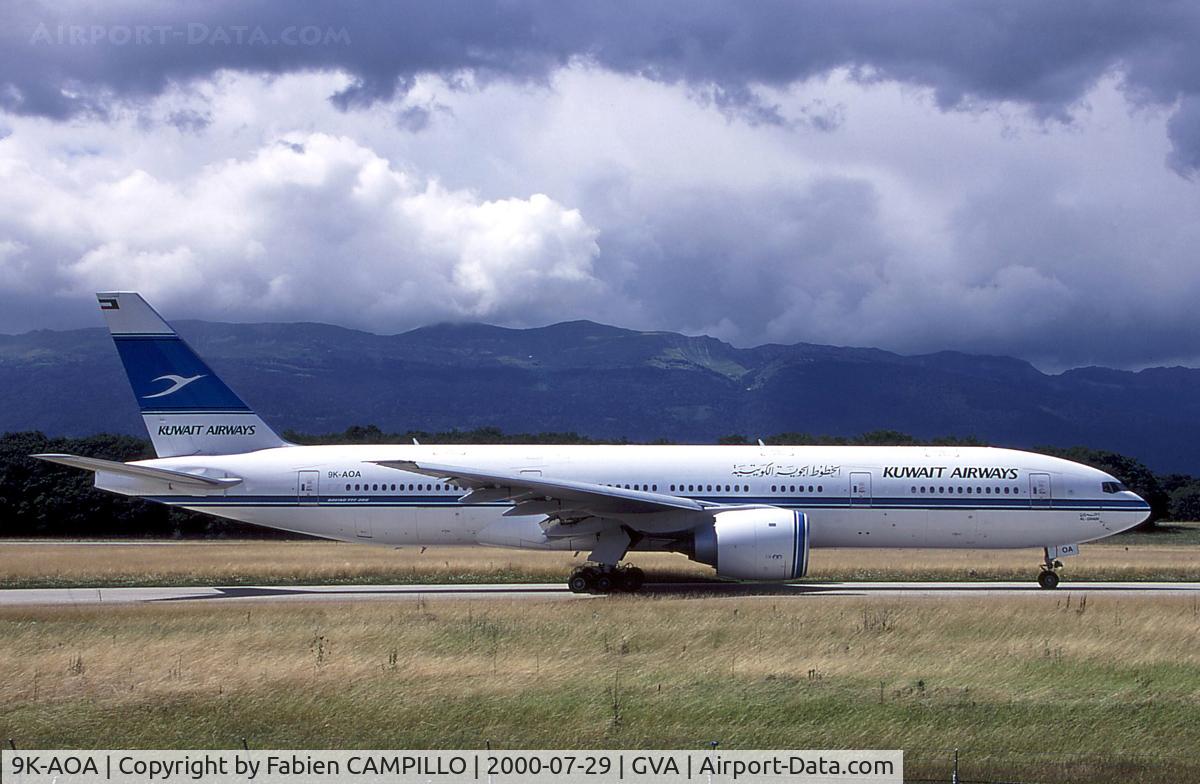 9K-AOA, 1998 Boeing 777-269/ER C/N 28743, Kuwait Airways