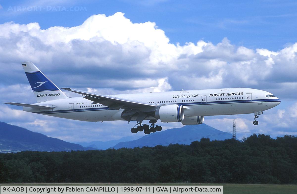 9K-AOB, 1998 Boeing 777-269/ER C/N 28744, Kuwait Airways