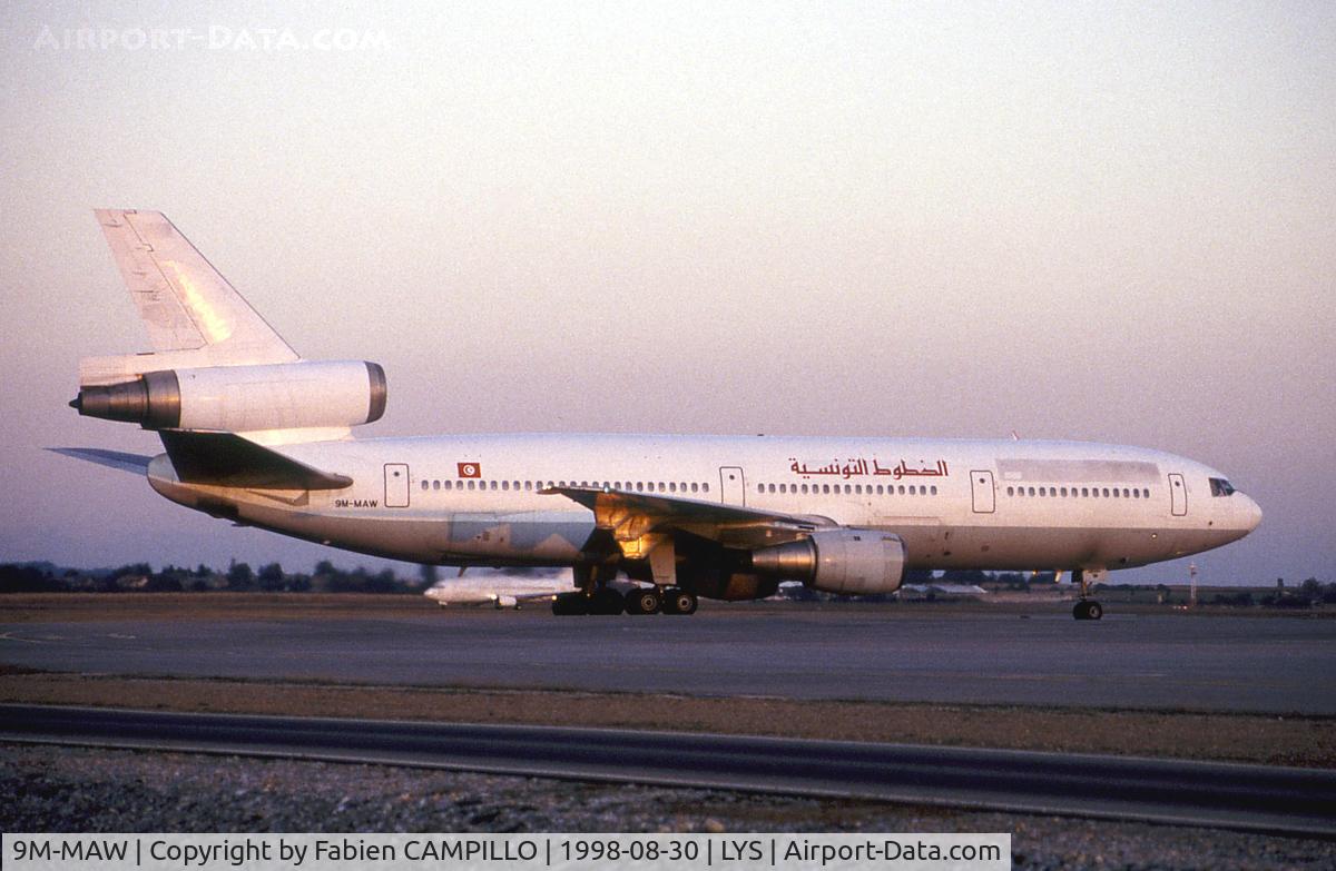 9M-MAW, 1976 McDonnell Douglas DC-10-30 C/N 46959, Tunisair