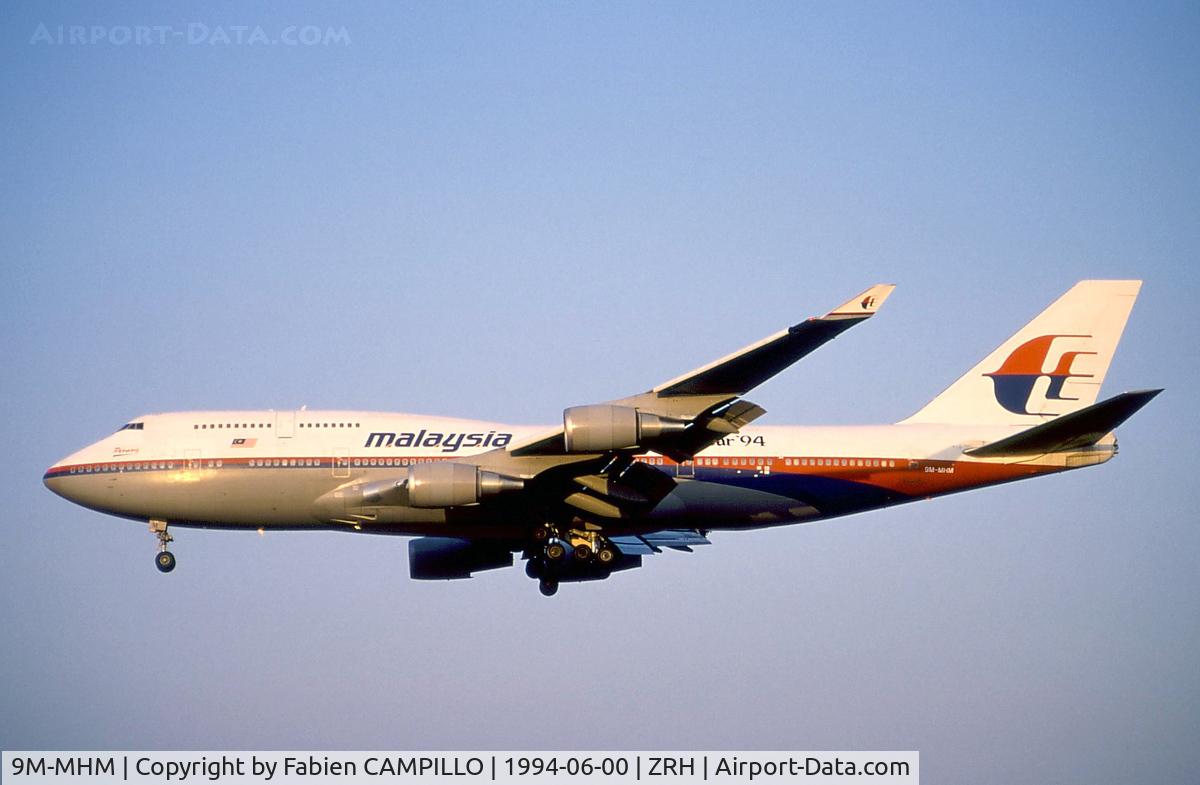 9M-MHM, 1989 Boeing 747-4H6 C/N 24405, Malaysia