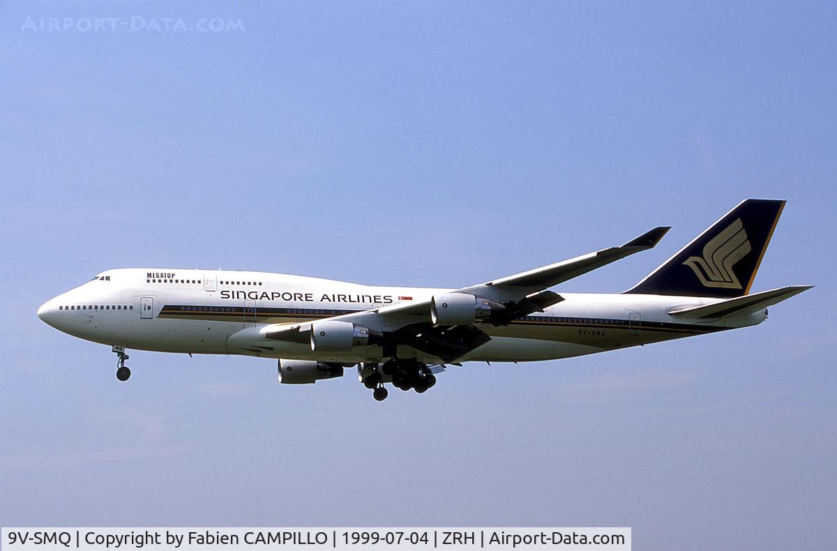 9V-SMQ, 1992 Boeing 747-412 C/N 27132, Singapore Airlines