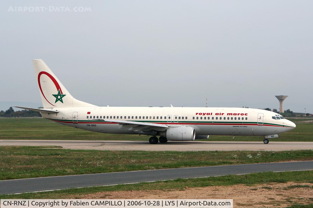 CN-RNZ, 2002 Boeing 737-8B6 C/N 33058, Royal Air Maroc