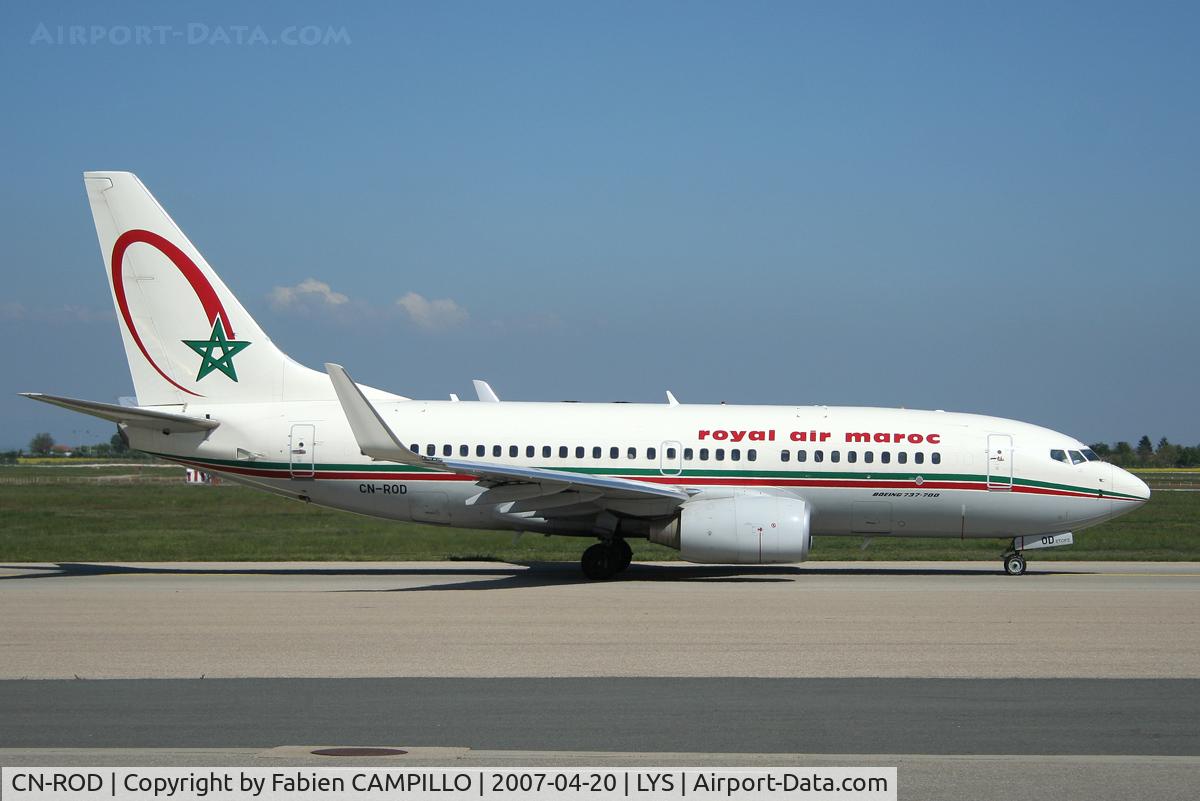 CN-ROD, 2006 Boeing 737-7B6 C/N 33062, Royal Air Maroc