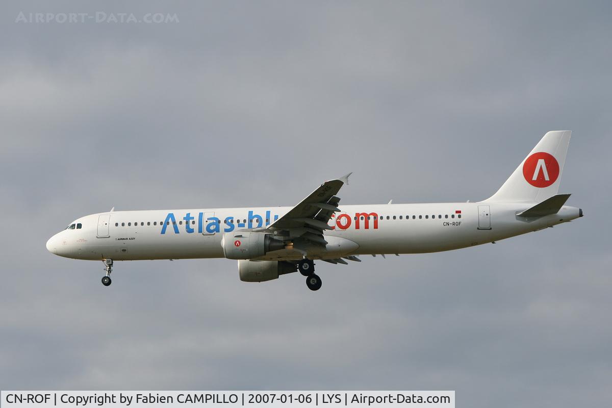 CN-ROF, 2006 Airbus A321-211 C/N 2726, Atlasblue.COM