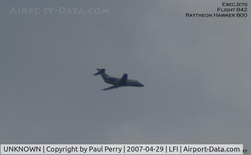 UNKNOWN, Miscellaneous Various C/N unknown, An Execjets flight inbound to KPHF, seen from Langley AFB