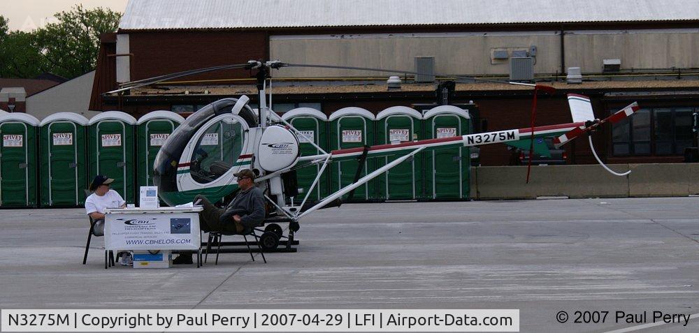 N3275M, 2003 Schweizer 269C-1 C/N 0159, Looks like an Italian inspired color scheme