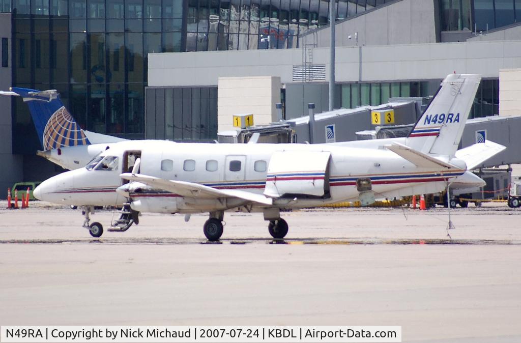N49RA, 1983 Embraer EMB-110P1A Bandeirante C/N 110424, Odd visitor.
