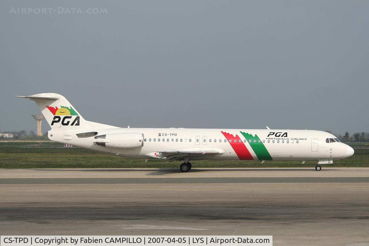 CS-TPD, 1991 Fokker 100 (F-28-0100) C/N 11317, Portugalia