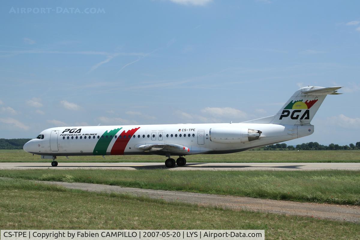 CS-TPE, 1991 Fokker 100 (F-28-0100) C/N 11342, Portugalia