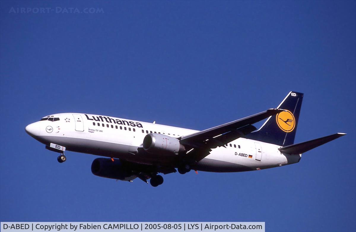 D-ABED, 1991 Boeing 737-330 C/N 25215, Lufthansa