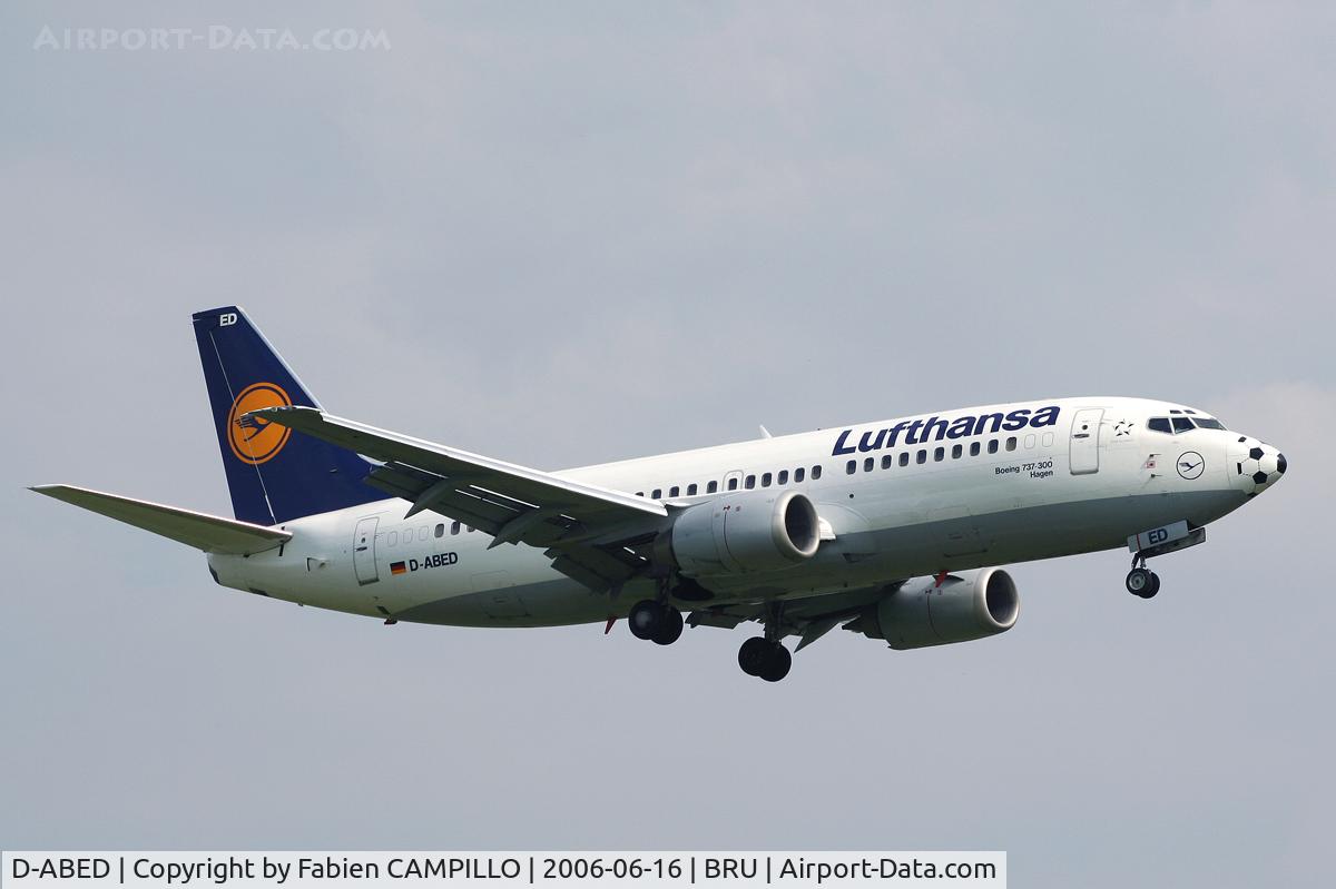 D-ABED, 1991 Boeing 737-330 C/N 25215, Lufthansa