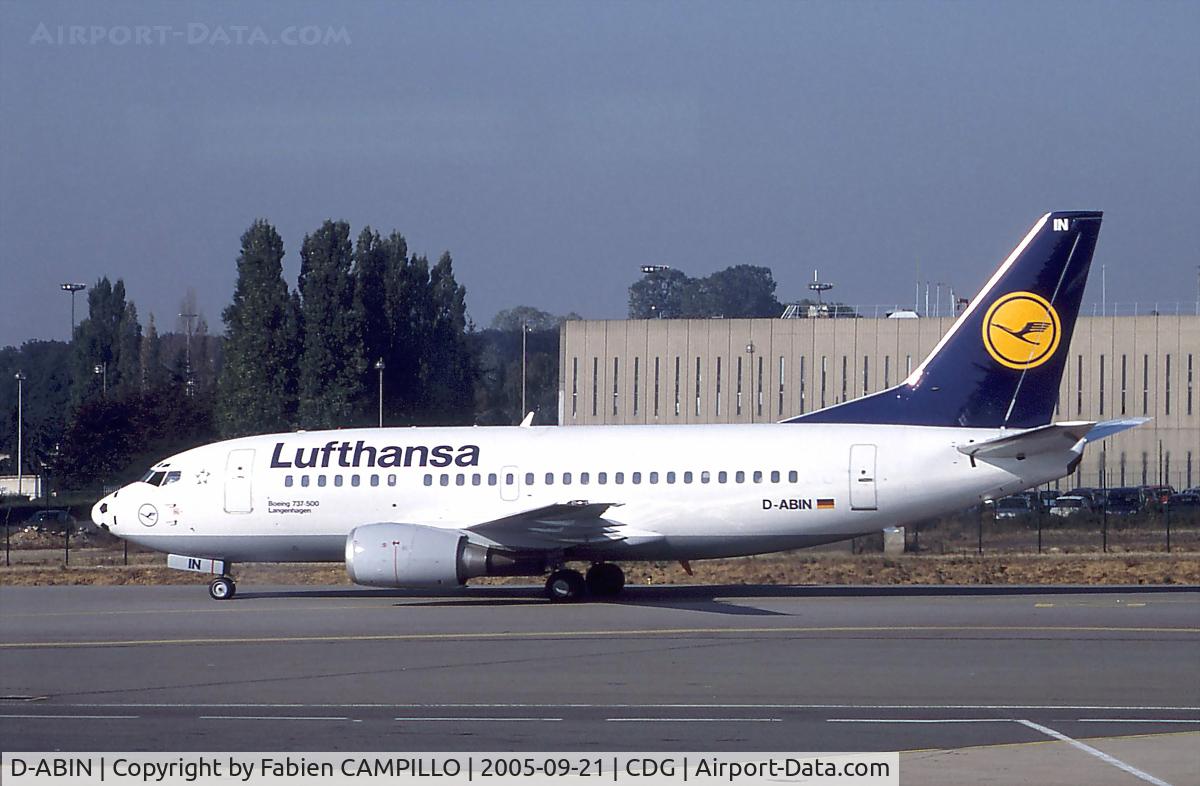 D-ABIN, 1991 Boeing 737-530 C/N 24938, Lufthansa