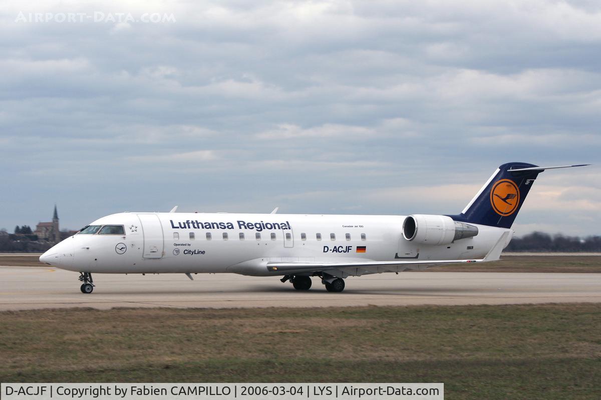 D-ACJF, 1996 Canadair CRJ-100LR (CL-600-2B19) C/N 7200, Lufthansa rÃ©gional (Cityline)