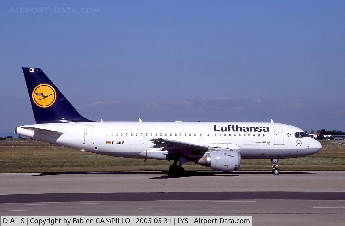 D-AILS, 1997 Airbus A319-114 C/N 729, Lufthansa