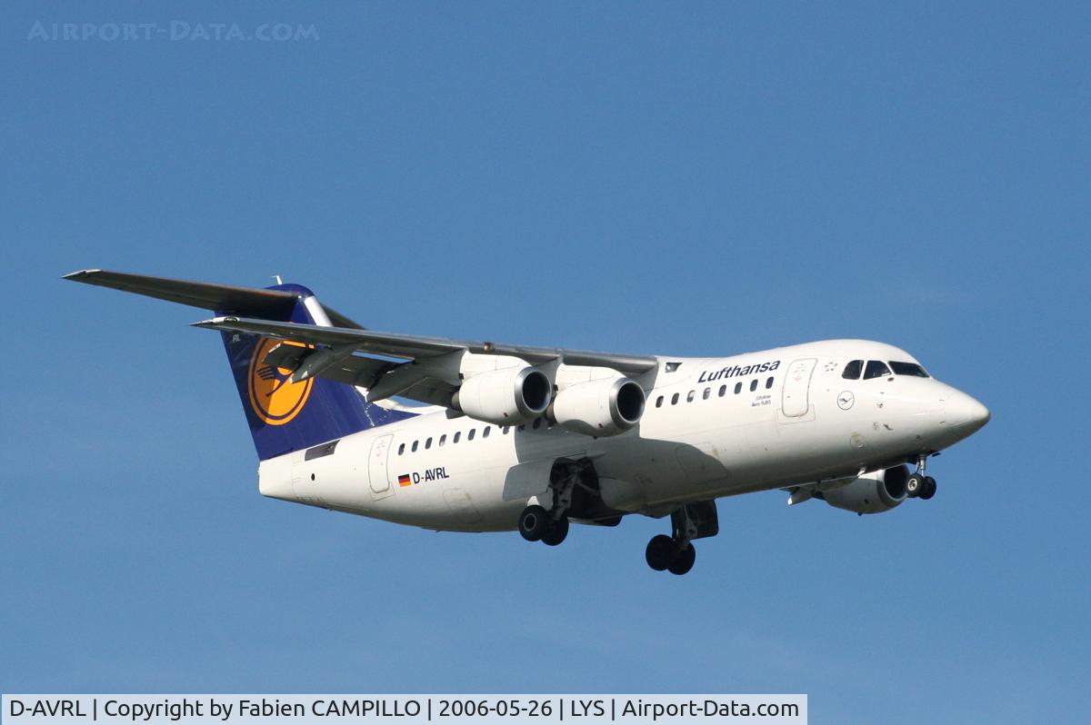 D-AVRL, 1996 British Aerospace Avro 146-RJ85 C/N E.2285, Lufthansa (Cityline)