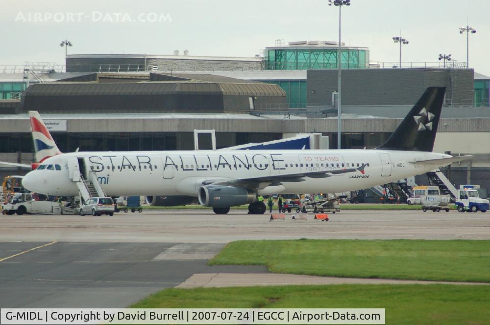 G-MIDL, 2000 Airbus A321-231 C/N 1174, BMI