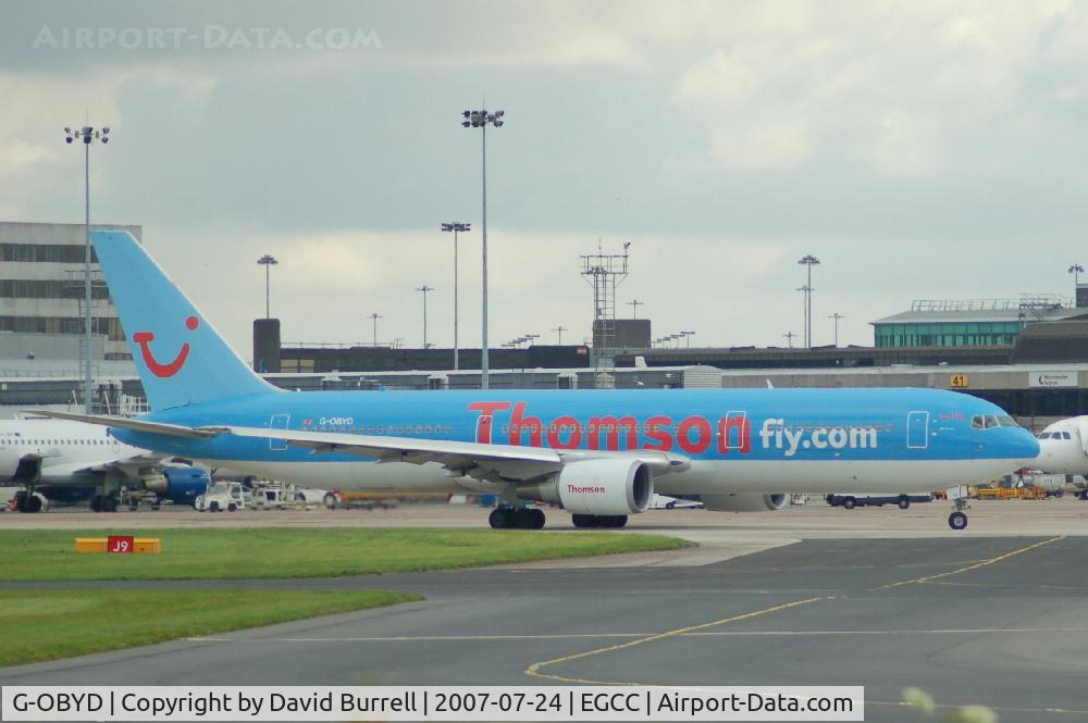 G-OBYD, 1997 Boeing 767-304/ER (BCF) C/N 28042, Thomson - Taxiing