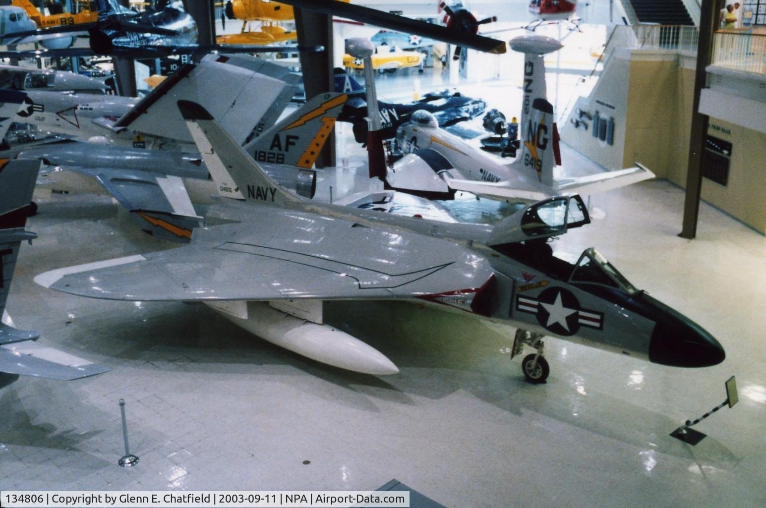 134806, 1957 Douglas F-6A Skyray C/N 10400, F4D-1/F-6A at the National Museum of Naval Aviation