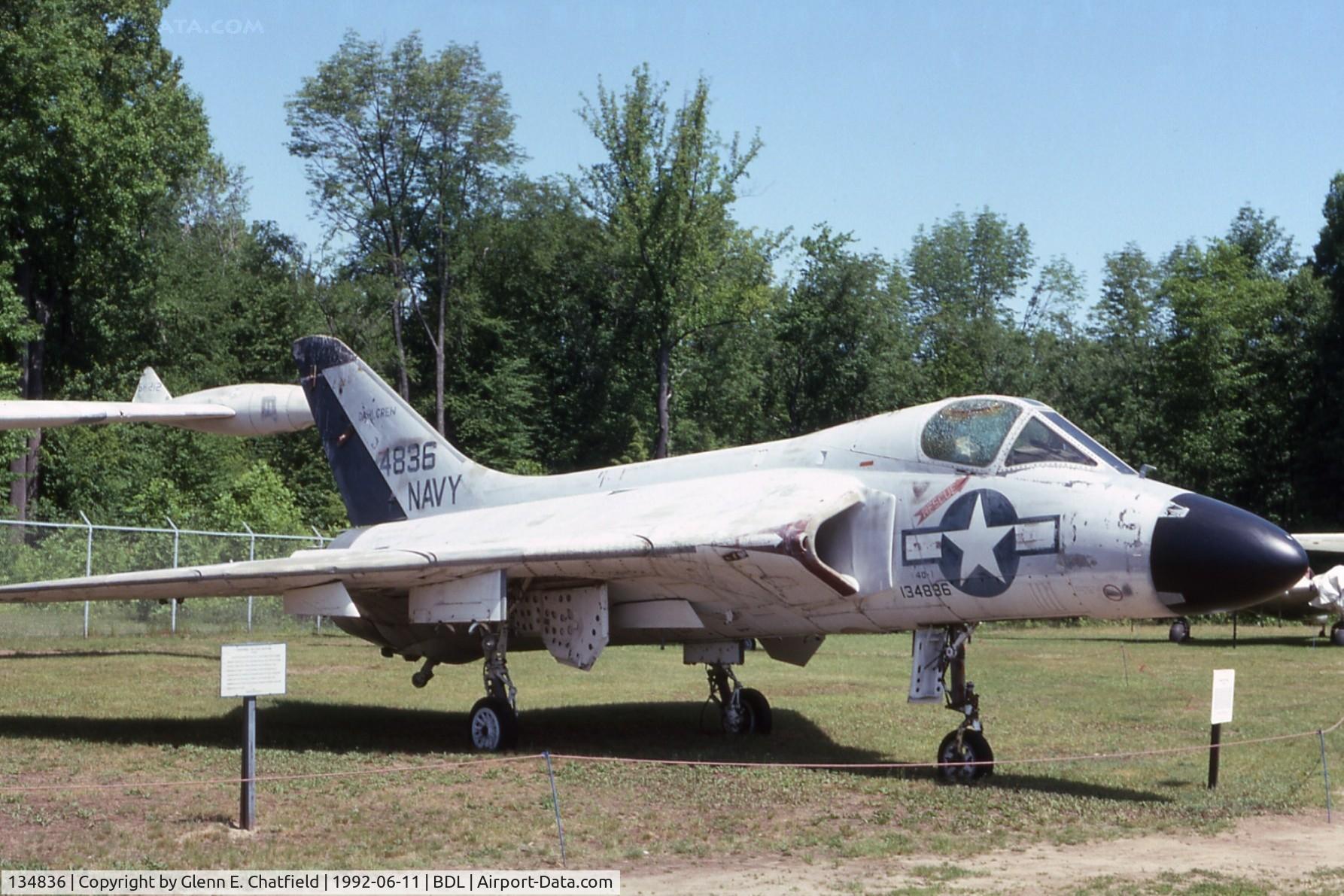 134836, 1957 Douglas F-6A Skyray C/N 10430, F4D-1/F-6A at the New England Air Museum