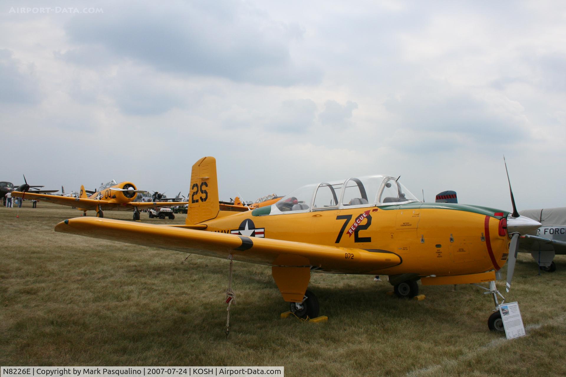N8226E, 1957 Beech D-45 Mentor C/N BG-379, Beech T-34B