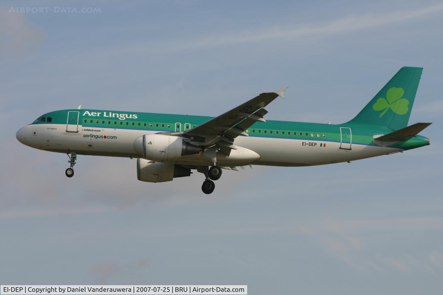 EI-DEP, 2005 Airbus A320-214 C/N 2542, arrival of 