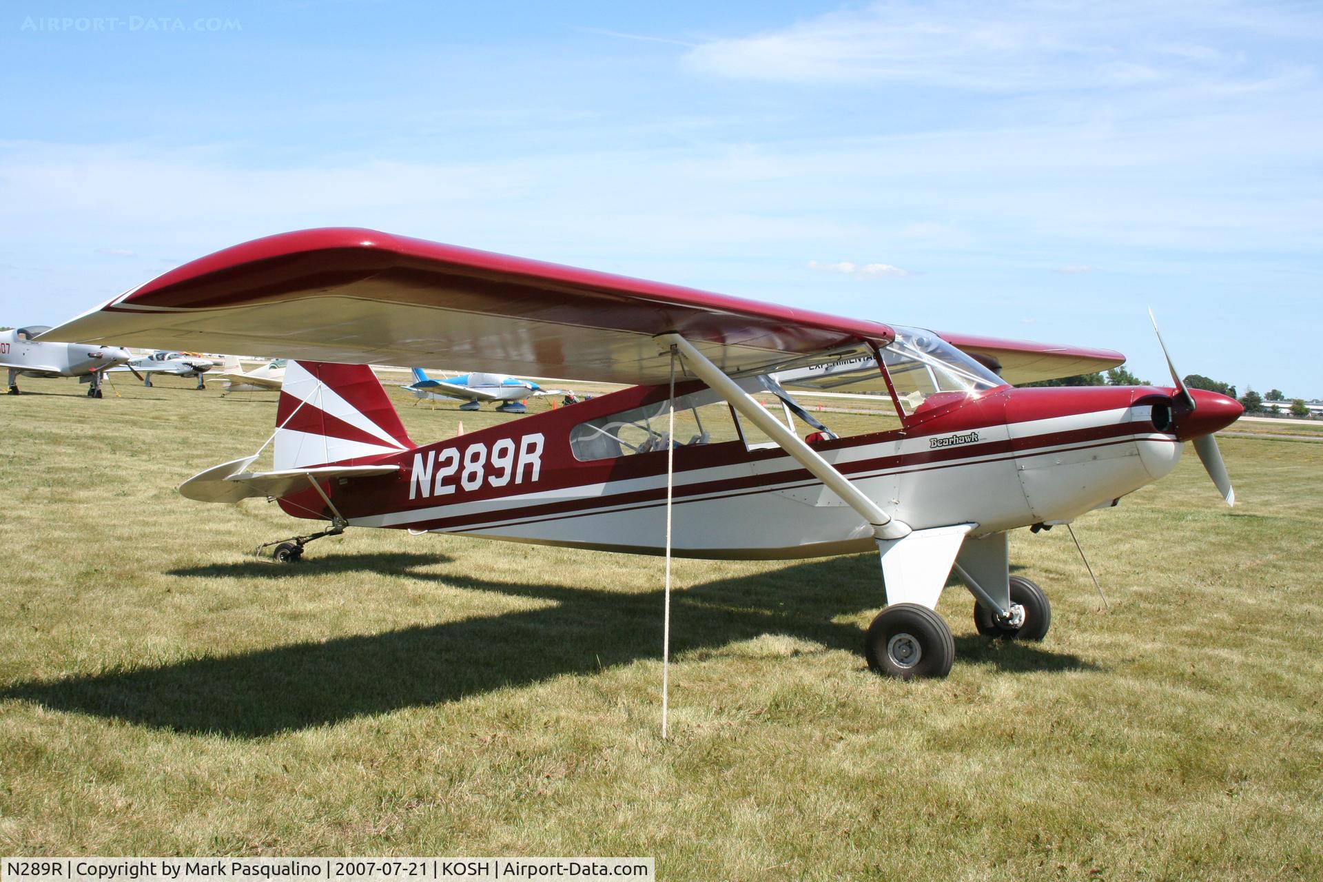 N289R, 2003 Barrows Bearhawk C/N 195602, Bearhawk