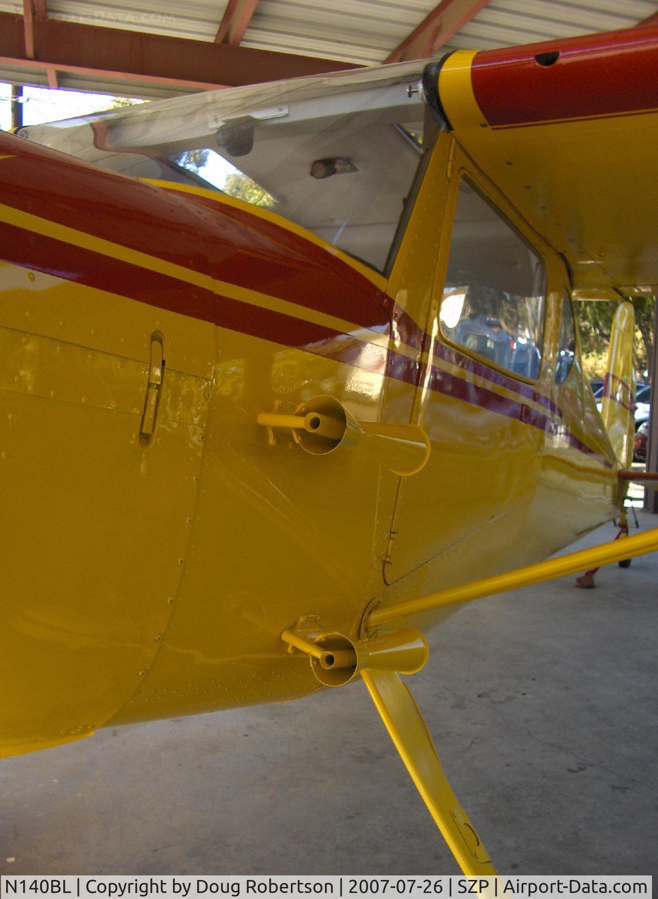 N140BL, 1946 Cessna 140 C/N 14565, Cessna 140, two venturis serve upgraded panel