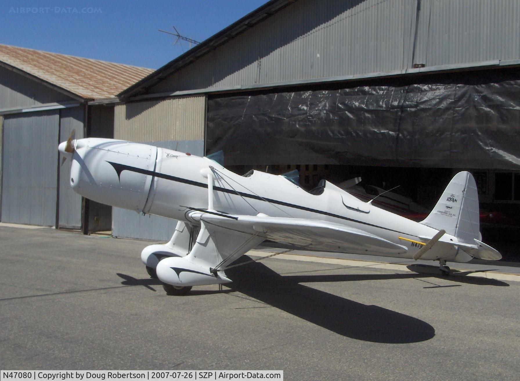 N47080, 1942 Ryan Aeronautical ST3KR C/N 1391, 1942 Ryan ST3KR, Fairchild Ranger 6-410 165 Hp, Experimental 'Eileen'