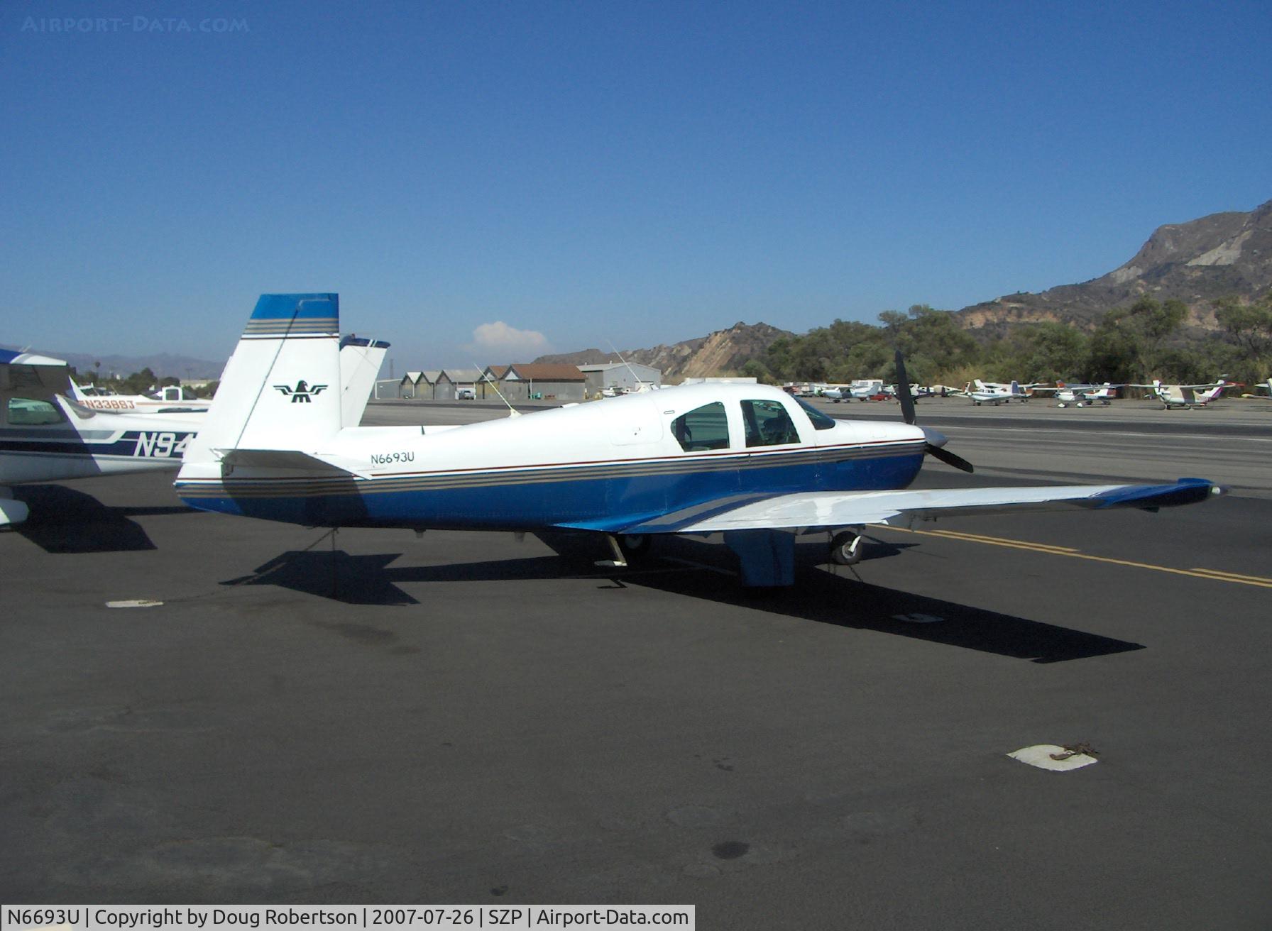 N6693U, 1963 Mooney M20C Ranger C/N 2420, 1963 Mooney M20C, Lycoming O&VO-360 180 Hp
