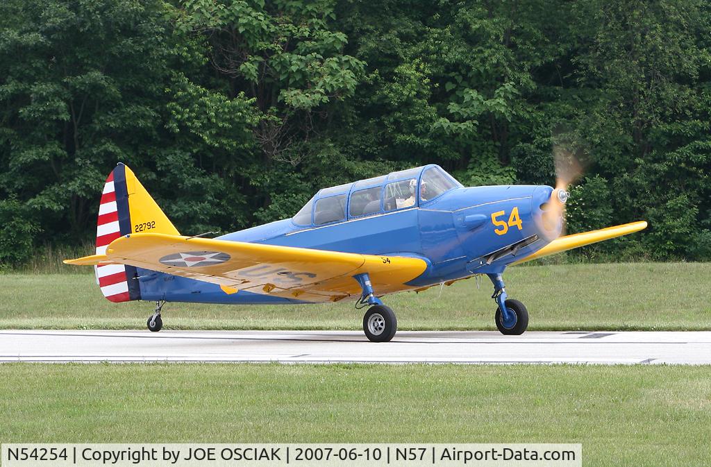 N54254, 1941 Fairchild M-62A-3 Cornell II C/N T42-1831, Ready for take-off