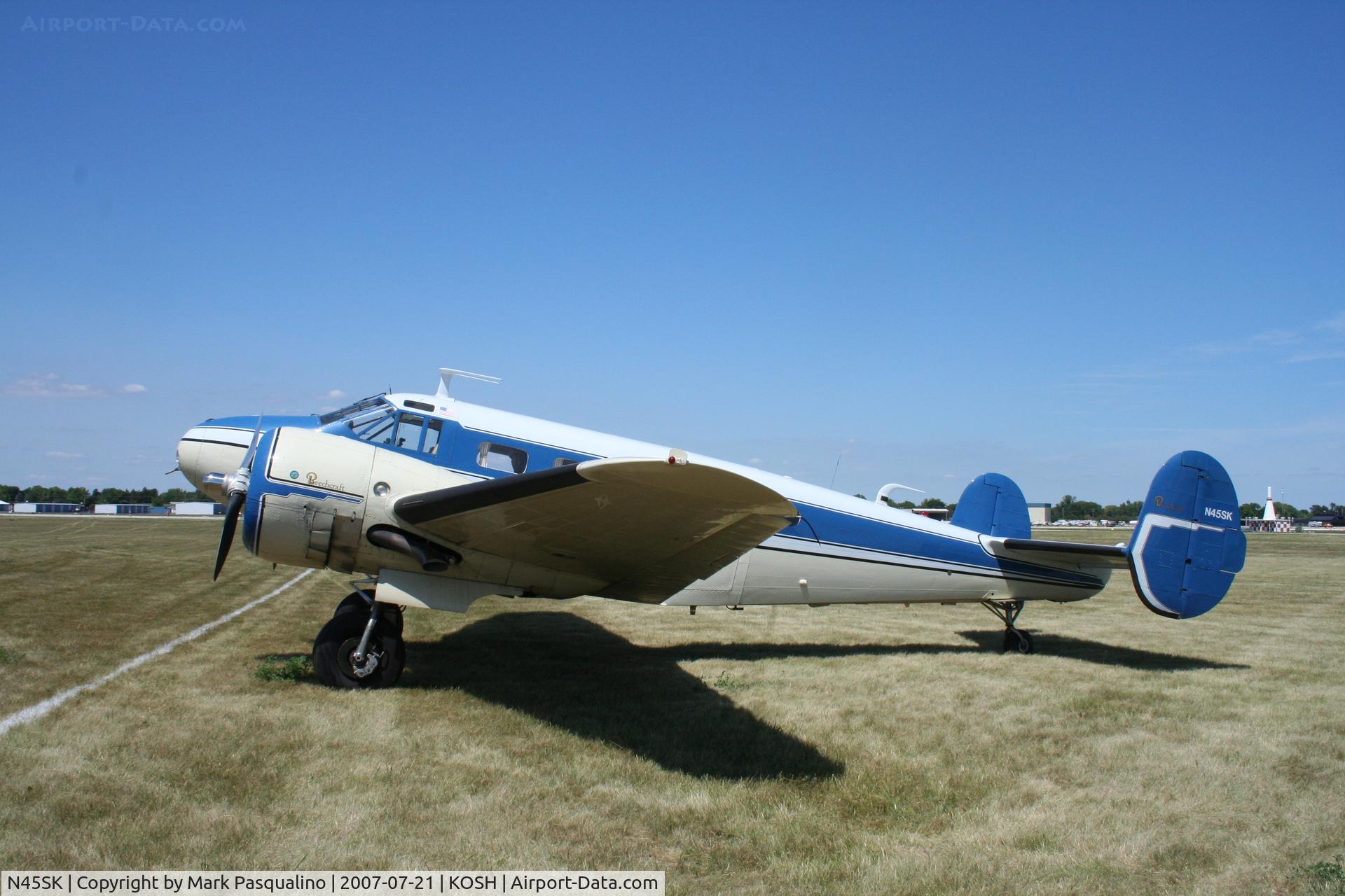 N45SK, 1952 Beech C-45H Expeditor C/N AF-645, Beech C-45H