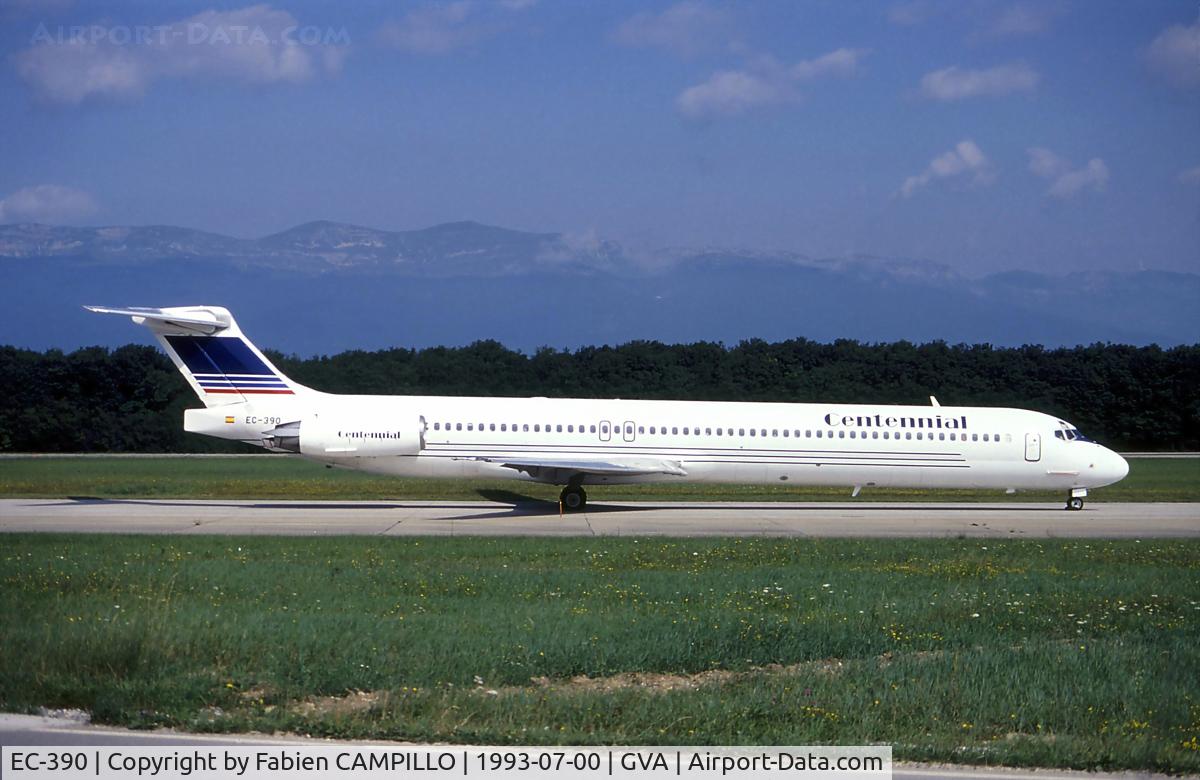 EC-390, 1988 McDonnell Douglas MD-83 (DC-9-83) C/N 49578, Centennial to EC-FSZ