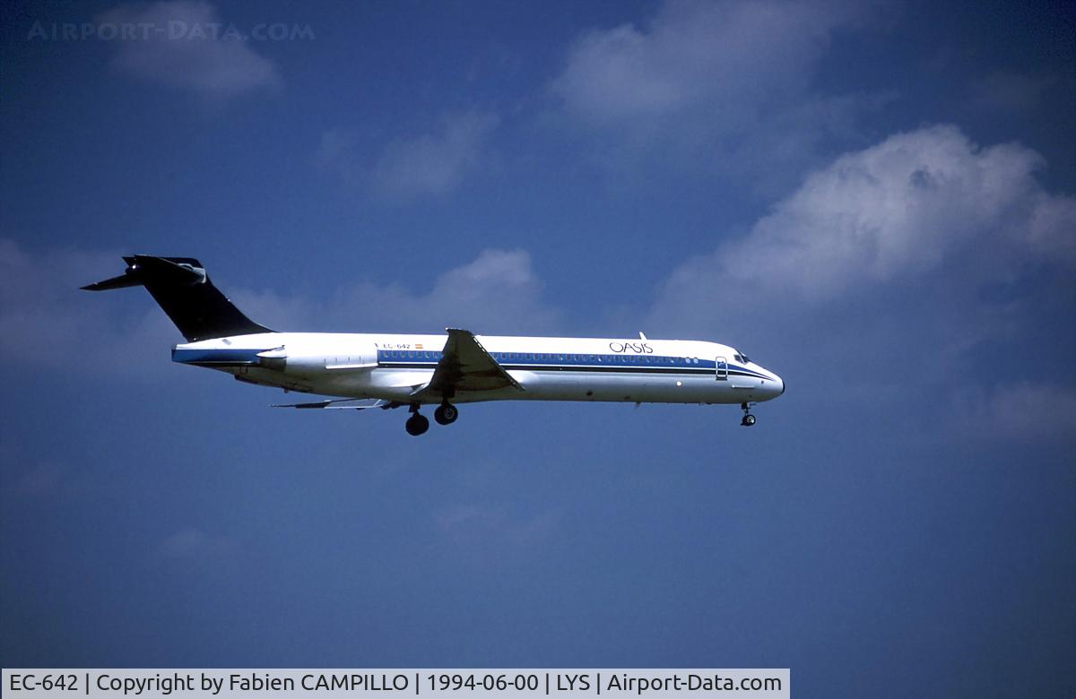 EC-642, 1989 McDonnell Douglas MD-87 (DC-9-87) C/N 49779, Oasis