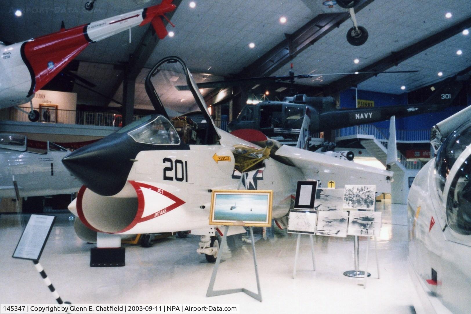 145347, 1957 Vought F-8A Crusader C/N Not found 145347, F8U-1/F-8A at the National Museum of Naval Aviation