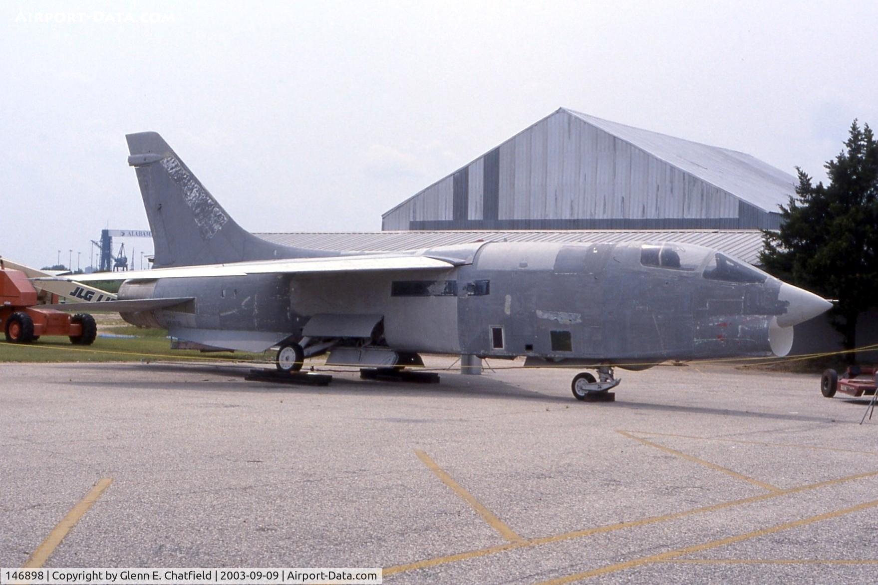 146898, Vought RF-8G Crusader C/N 728, RF-8G at the Battleship Alabama Memorial