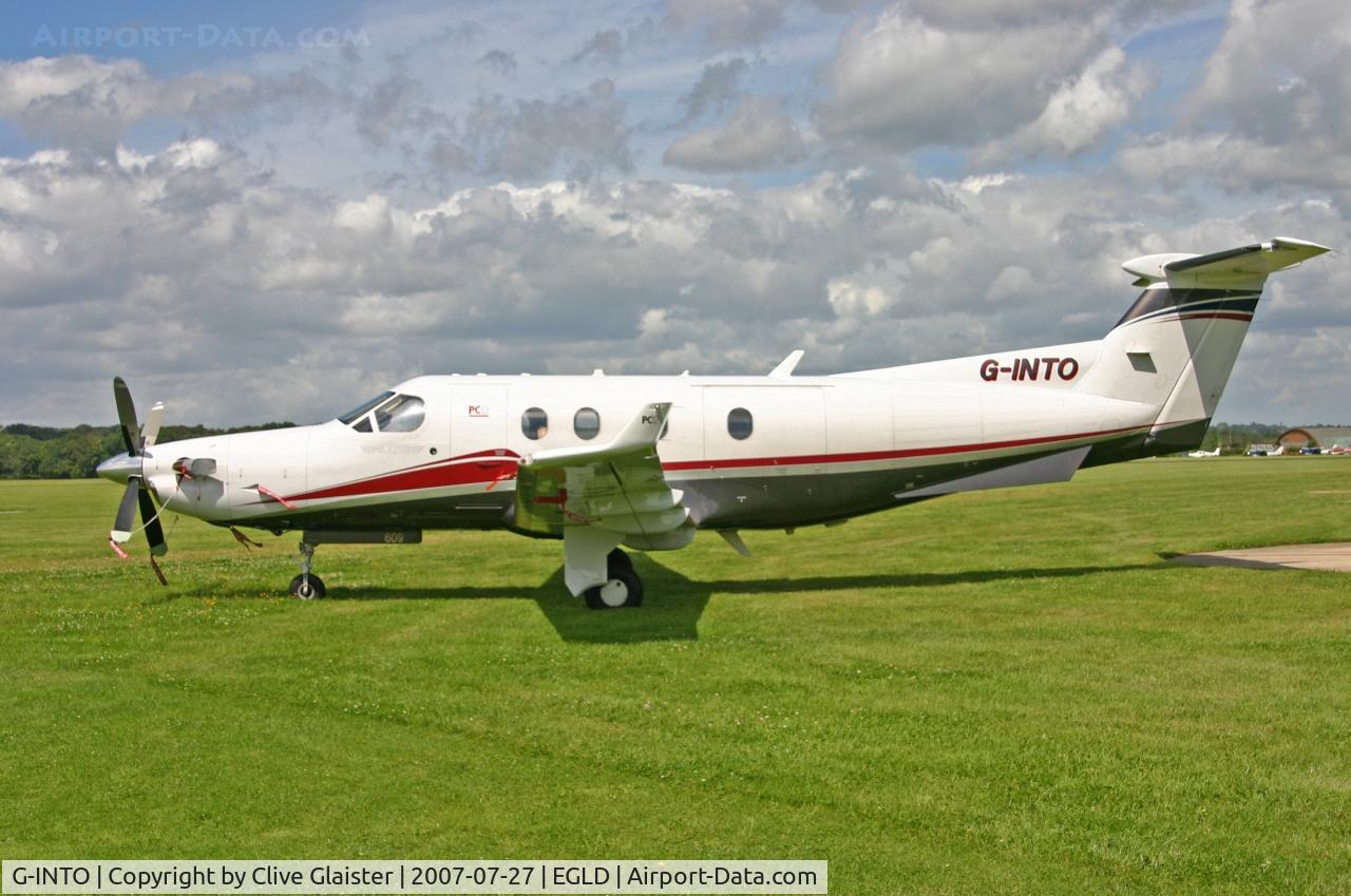 G-INTO, 2005 Pilatus PC-12/45 C/N 609, Ex: HB-FRI(5) > N595PB > HS-SMC > G-INTO > N09PB - Originally owned to and trading as, Into Air in April 2007. To N209PB August 2010.                                                 