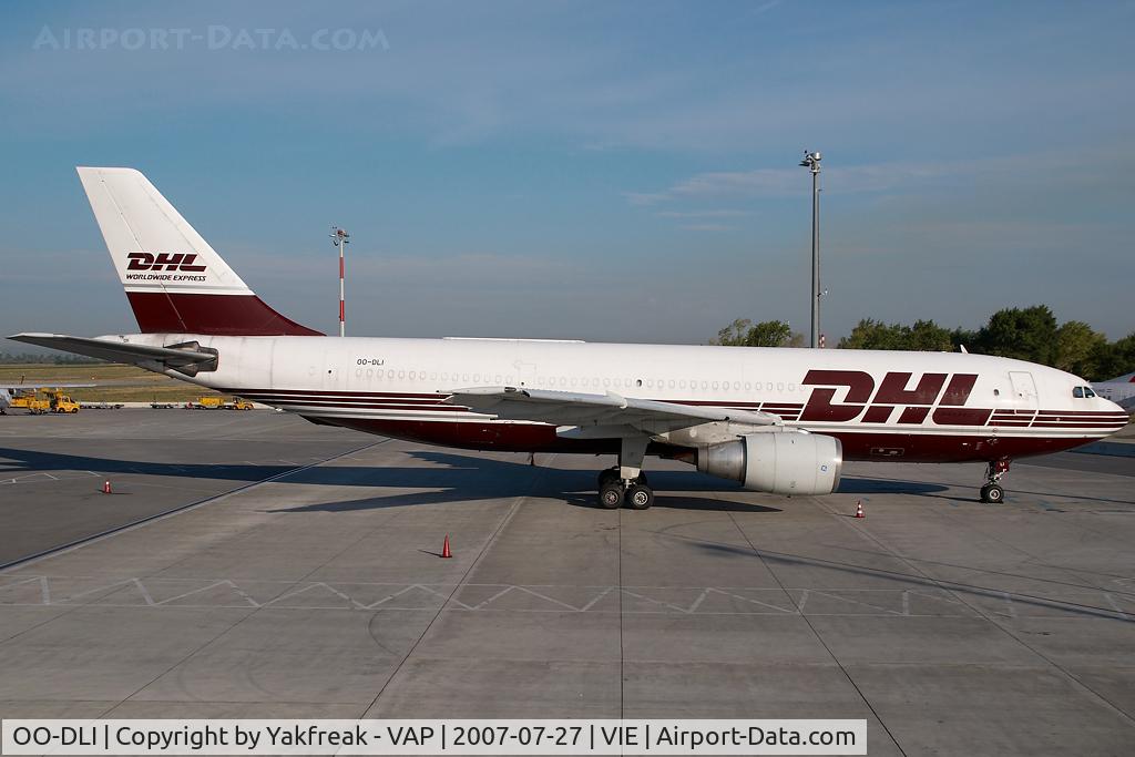 OO-DLI, 1982 Airbus A300B4-203(F) C/N 234, European Air Transport Airbus A300 in DHL colors