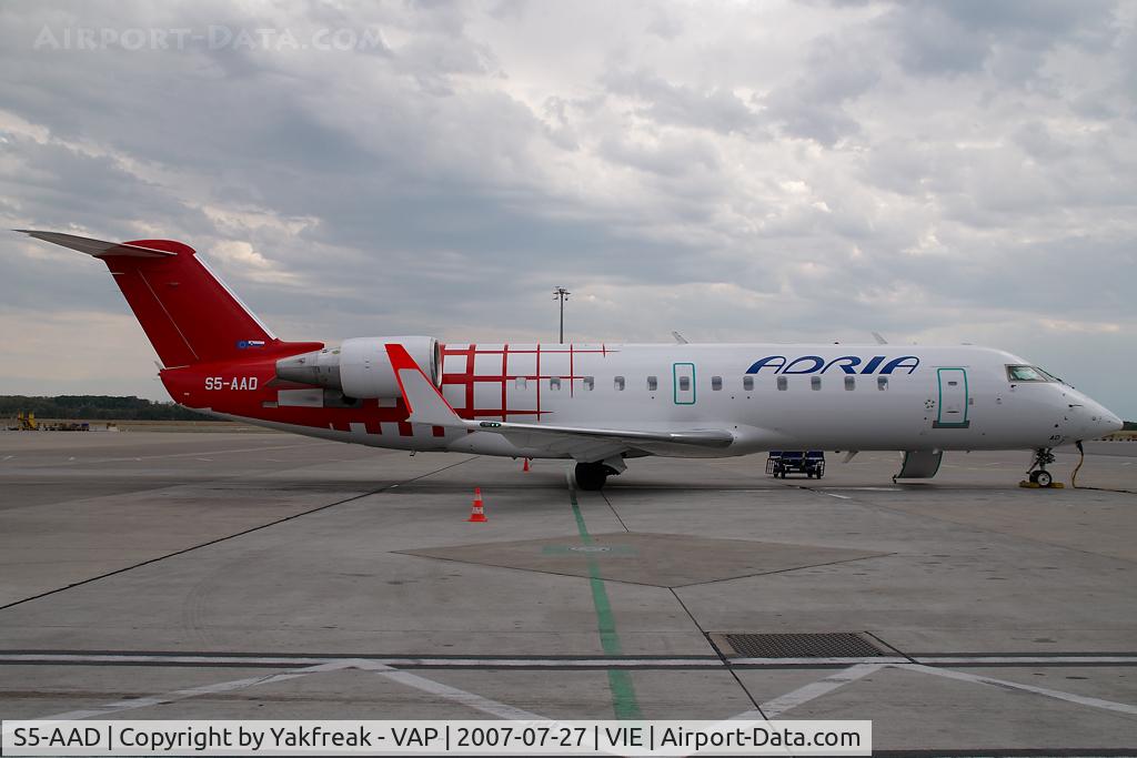 S5-AAD, 1997 Canadair CRJ-200LR (CL-600-2B19) C/N 7166, Adria Airways Regionaljet