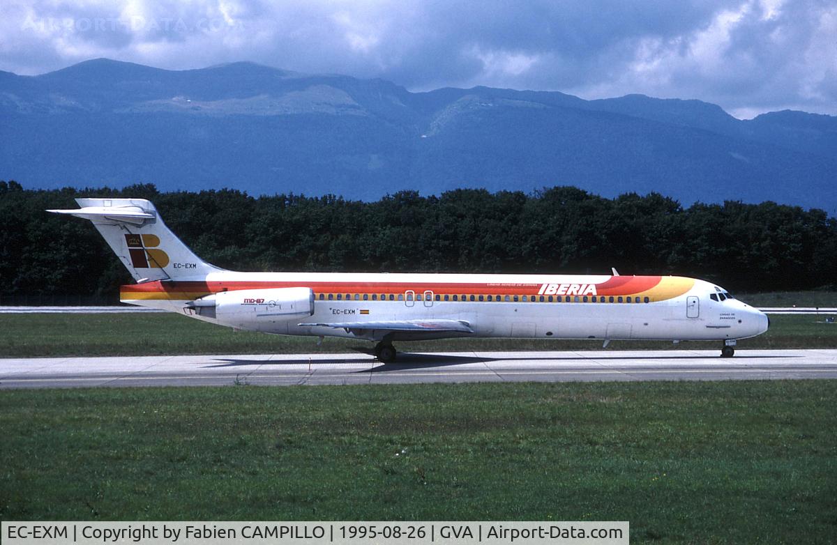 EC-EXM, 1990 McDonnell Douglas MD-87 (DC-9-87) C/N 49835, Iberia