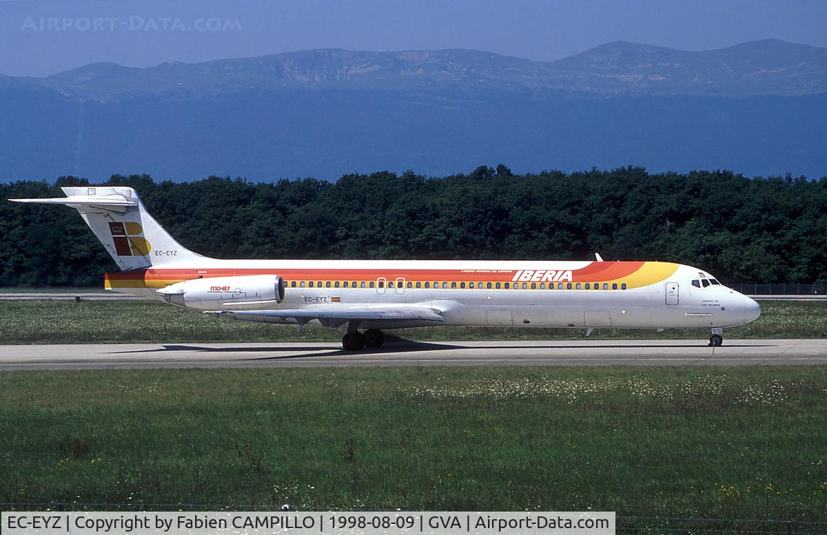 EC-EYZ, 1990 McDonnell Douglas MD-87 (DC-9-87) C/N 49841, Iberia