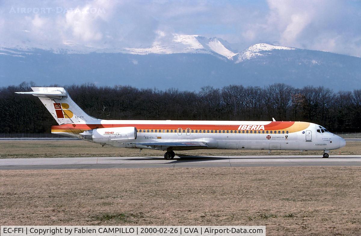 EC-FFI, 1991 McDonnell Douglas MD-87 (DC-9-87) C/N 53210, Iberia
