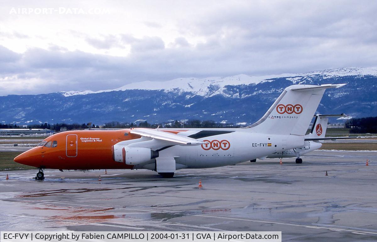 EC-FVY, 1988 British Aerospace BAe.146-200QT Quiet Trader C/N E2117, TNT